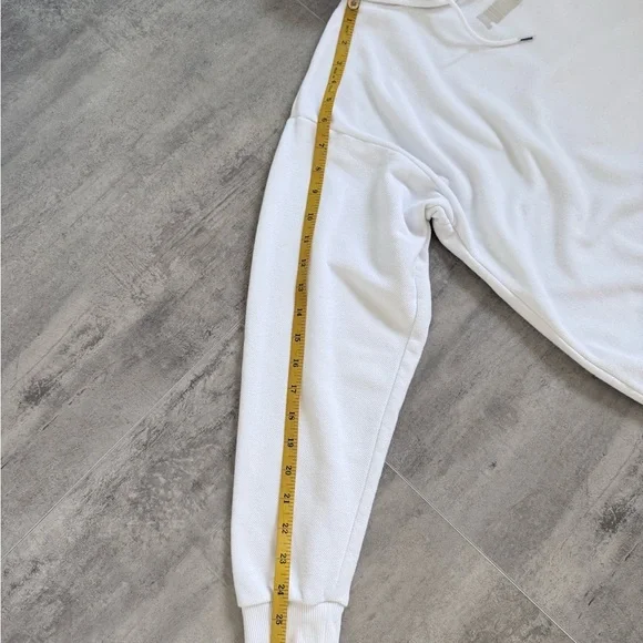Puma Womens White Logo Hoodie Sweatshirt Casual Comfort Size XS - Picture 13 of 13
